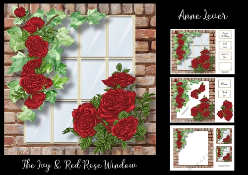 The Ivy & Red Rose Window