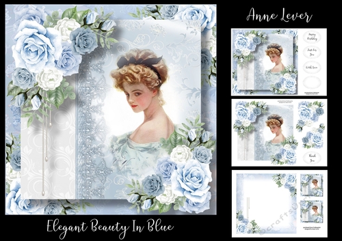 Elegant Beauty In Blue