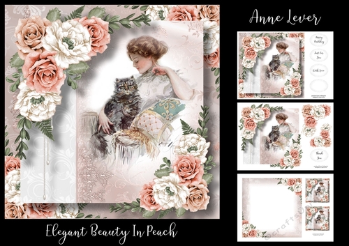 Elegant Beauty In Peach