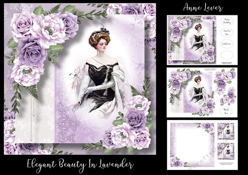 Elegant beauty In Lavender