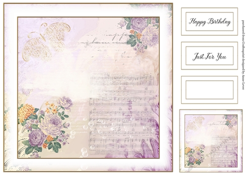 Simple Shabby Chic Lavender & Lilac 1