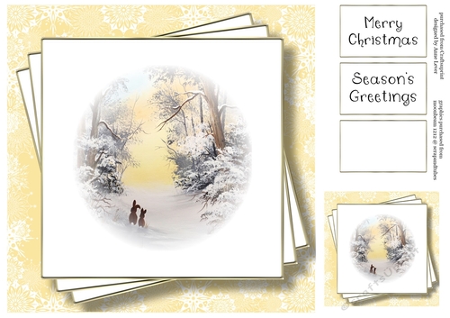 Faded Scene - Rabbits In The Snow - No Flowers