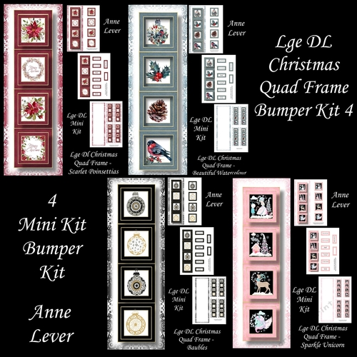 Lge DL Christmas Quad Frame Bumper Kit 4