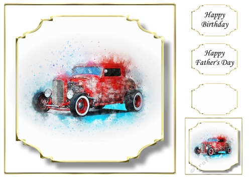 Simple Vintage Car 2
