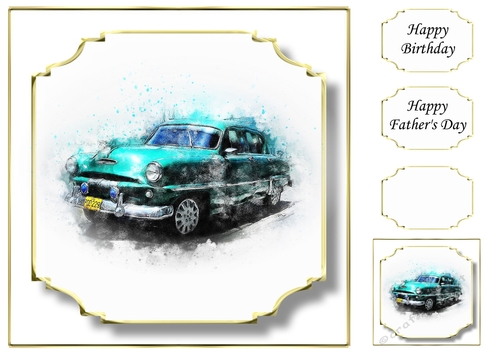 Simple Vintage Car 3