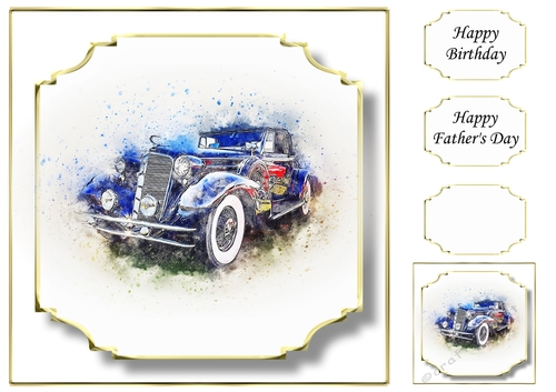 Simple Vintage Car 5