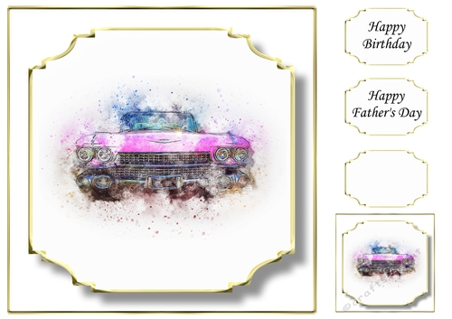 Simple Vintage Car 6