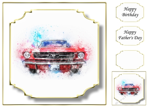 Simple Vintage Car 12