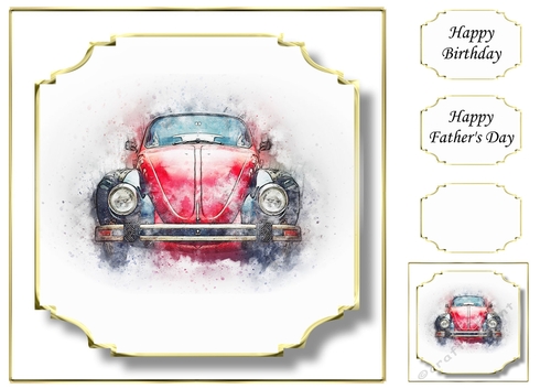 Simple Vintage Car 15