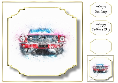 Simple Vintage Car 20