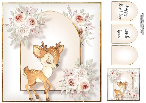 Gorgeous Baby Deer 3 8x8