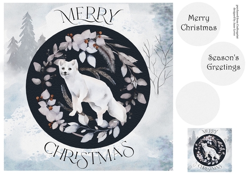 Winter Woodlands Christmas - White Fox