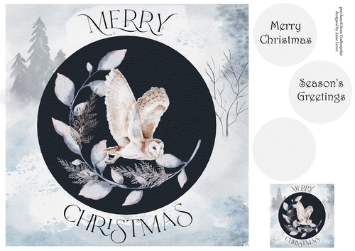 Winter Woodlands Christmas - Owl