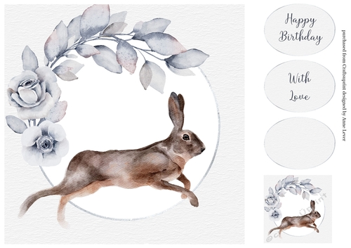 Winter Woodlands Birthday - Hare