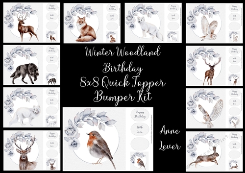 Winter Woodlands Birthday Bumper Kit