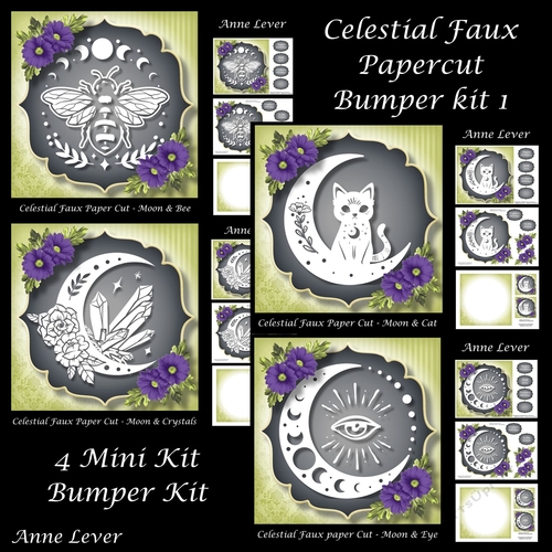 Celestial Faux Papercut Bumper Kit 1