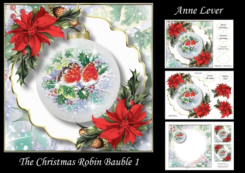 The Christmas Robin Bauble 1