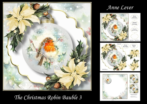 The Christmas Robin Bauble 3