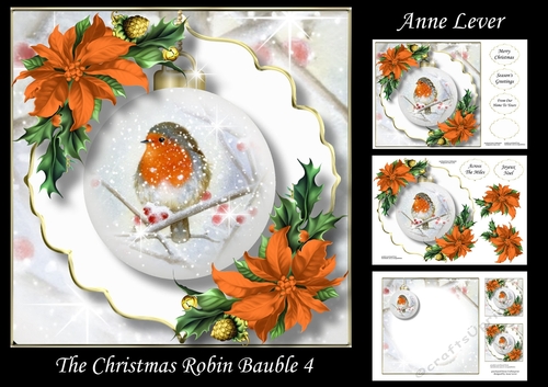 The Christmas Robin Bauble 4