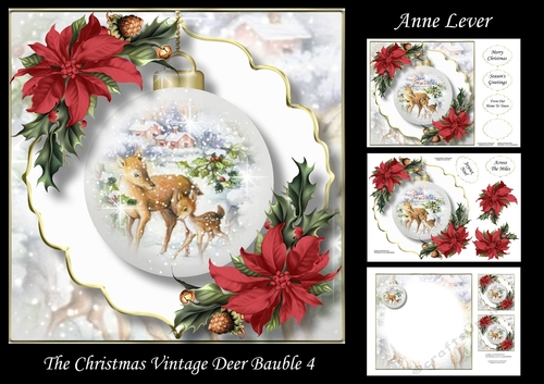 The Christmas Vintage Deer Bauble 4