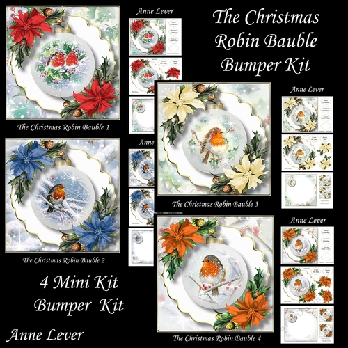 The Christmas Robin Bauble Bumper Kit