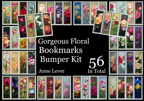 Gorgeous Floral Bookmarks Bumper Kit