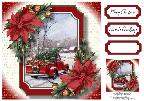 Gorgeous Vintage Christmas - Collecting The Tree 8x8