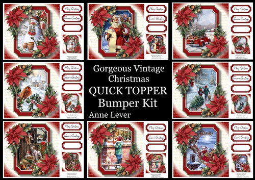 Gorgeous Vintage Christmas QUICK TOPPER Bumper Kit