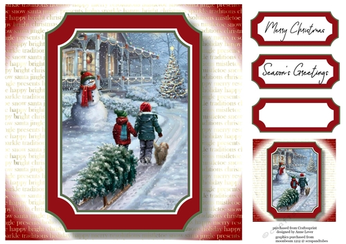 Gorgeous Vintage Christmas NO FLOWERS - Hello Mr Snowman