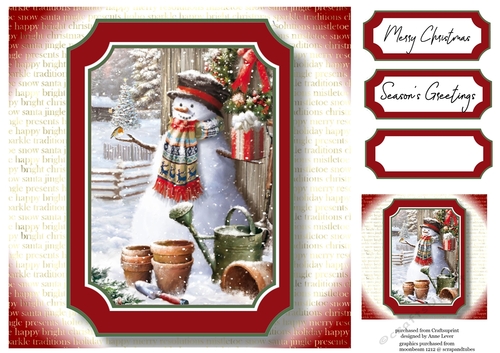 Gorgeous Vintage Christmas NO FLOWERS - The Snowman