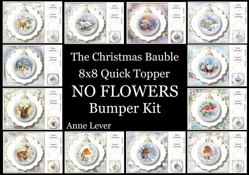 The Christmas Bauble NO FLOWERS Bumper kit