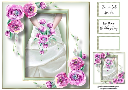 Beautiful Bridal Bouquet 4 8x8