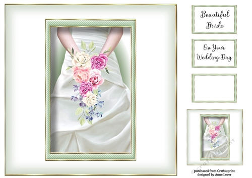 Beautiful Bridal Bouquet 6 No Corner Flowers