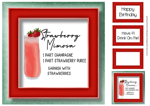 Cocktail Recipes - Strawberry Mimosa