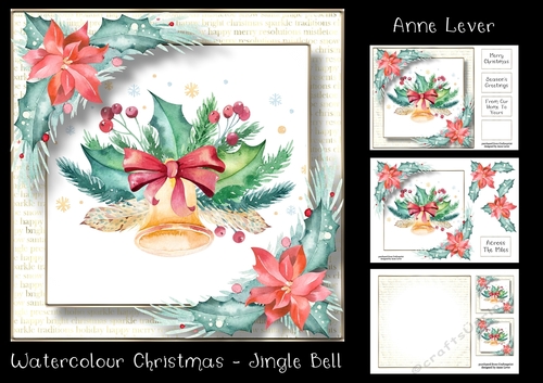 Watercolour Christmas - Jingle Bell