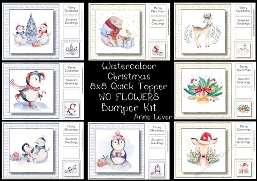 Watercolour Christmas No Flowers Bumper Kit