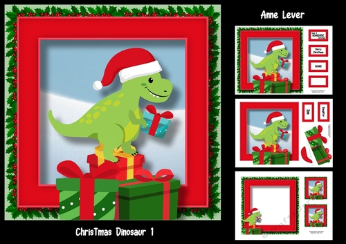 Christmas Dinosaur 1