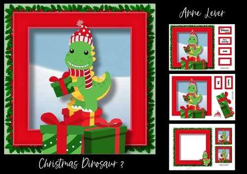 Christmas Dinosaur 3