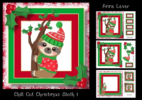 Chill Out Christmas Sloth 1