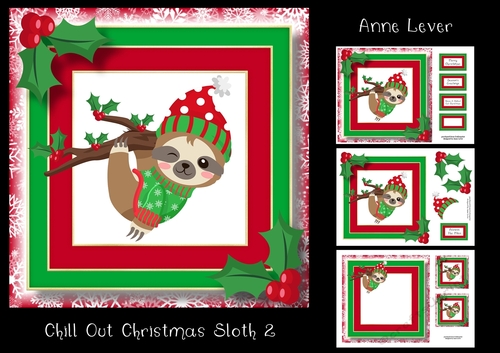 Chill Out Christmas Sloth 2