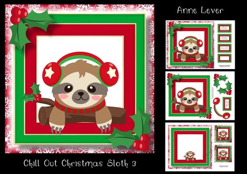 Chill Out Christmas Sloth 3