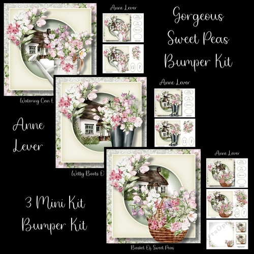 Gorgeous Sweet Peas Bumper Kit
