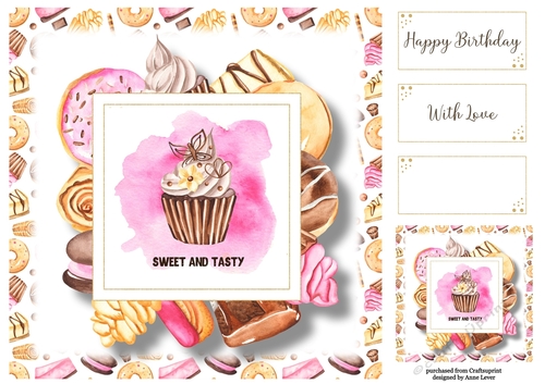 Cakes & Desserts Birthday - Sweet & Tasty 8x8