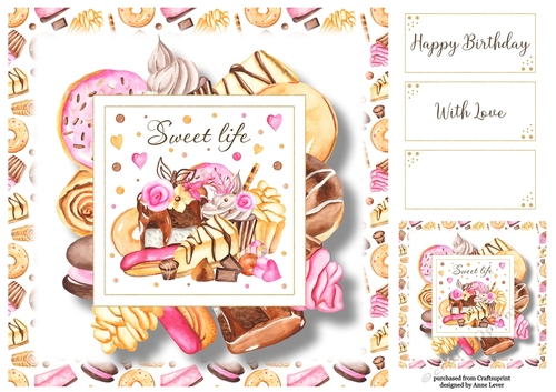 Cakes & Desserts Birthday - Sweet Life 8x8