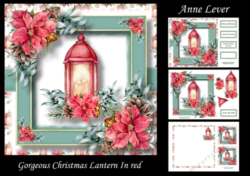 Gorgeous Christmas Lantern In Red