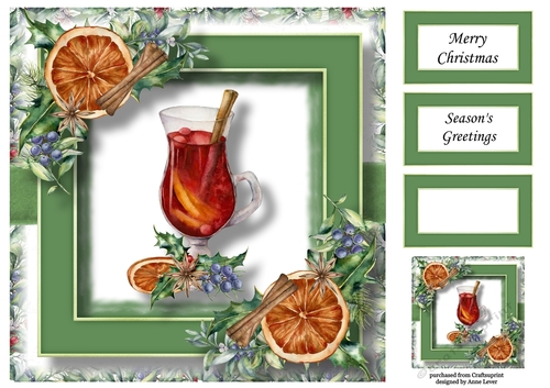 Gorgeous Christmas Mulled Wine 8x8