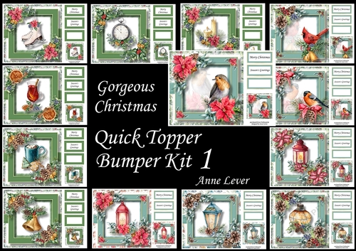 Gorgeous Christmas QUICK TOPPER Bumper Kit