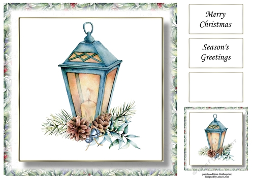 Simple Watercolour Christmas 1