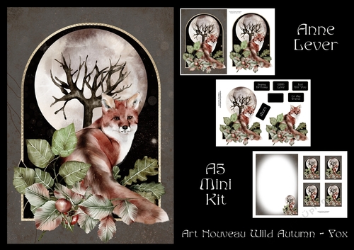 Art Nouveau Wild Autumn - Fox