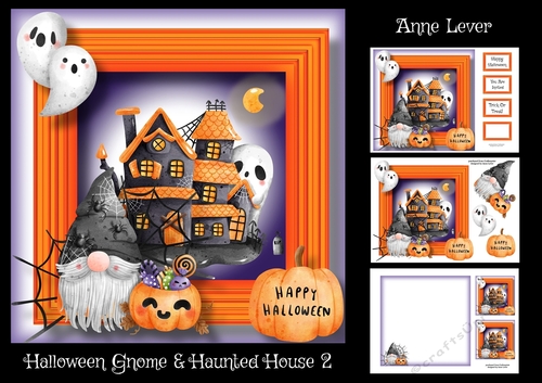 Halloween Gnome & Haunted House 2